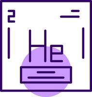 Helium Outline Style Icon vector