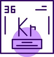 Keypton Outline Style Icon vector
