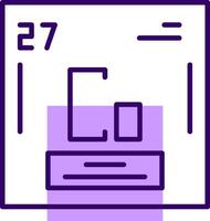 Cobalt Outline Style Icon vector