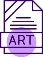 ART Outline Style Icon vector