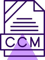 CCM Outline Style Icon vector