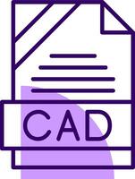 CAD Outline Style Icon vector