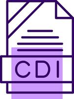 CDI Outline Style Icon vector