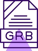 GRB Outline Style Icon vector