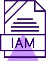 IAM Outline Style Icon vector