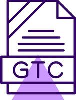 GTC Outline Style Icon vector