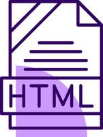 HTML Outline Style Icon vector