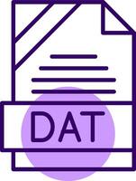 DAT Outline Style Icon vector