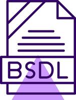 BSDL Outline Style Icon vector