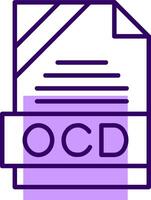 OCD Outline Style Icon vector