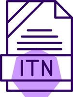 ITN Outline Style Icon vector