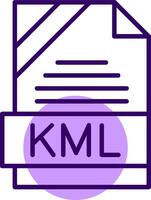 KML Outline Style Icon vector