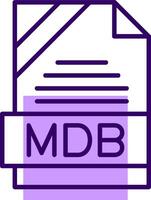 MDB Outline Style Icon vector
