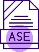 ASE Outline Style Icon vector