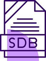 SDB Outline Style Icon vector