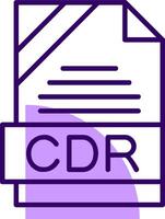 CDR Outline Style Icon vector