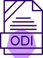 ODI Outline Style Icon vector