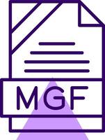 MGF Outline Style Icon vector