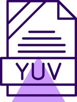 YUV Outline Style Icon vector