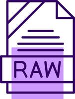 RAW Outline Style Icon vector