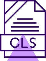 CLS Outline Style Icon vector