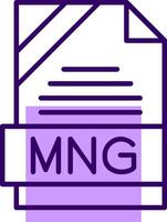MNG Outline Style Icon vector