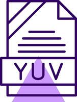 YUV Outline Style Icon vector