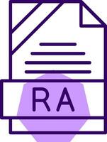 RA Outline Style Icon vector