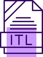 ITL Outline Style Icon vector