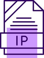 IP Outline Style Icon vector