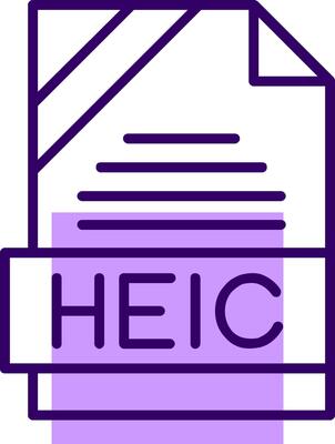 HEIC Outline Style Icon