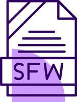 SFW Outline Style Icon vector