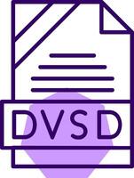 DVSD Outline Style Icon vector