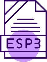 ESP3 Outline Style Icon vector