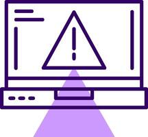 Error Outline Style Icon vector