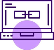 Link Outline Style Icon vector