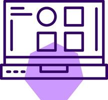 Categories Outline Style Icon vector