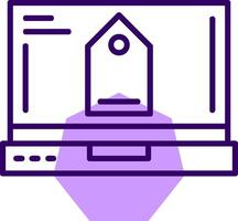 Tag Outline Style Icon vector
