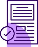 Test Outline Style Icon vector