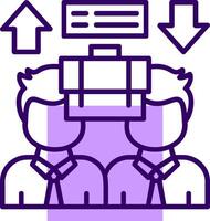 Equal Opportunity Outline Style Icon vector