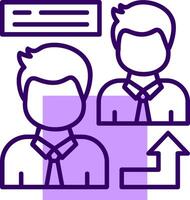 Referral Outline Style Icon vector