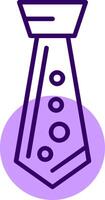 Tie Outline Style Icon vector