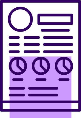 CV Outline Style Icon