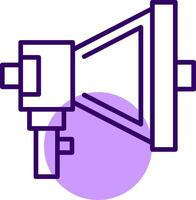 Megaphone Outline Style Icon vector