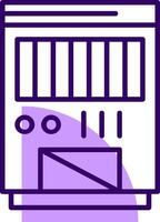 Dehumidifier Outline Style Icon vector