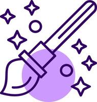 Paintbrush Outline Style Icon vector