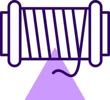 Thread spool Outline Style Icon vector