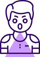 Awe Outline Icon Style vector