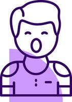 Fierceness Outline Icon Style vector