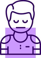 Anticipation Outline Icon Style vector